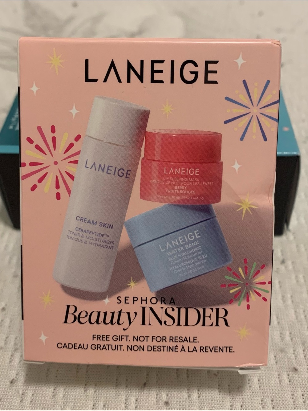 LANEIGE Pink and Blue Mini Skincare Gift Set